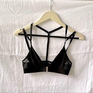 Kit and Ace cashmere strappy bralette